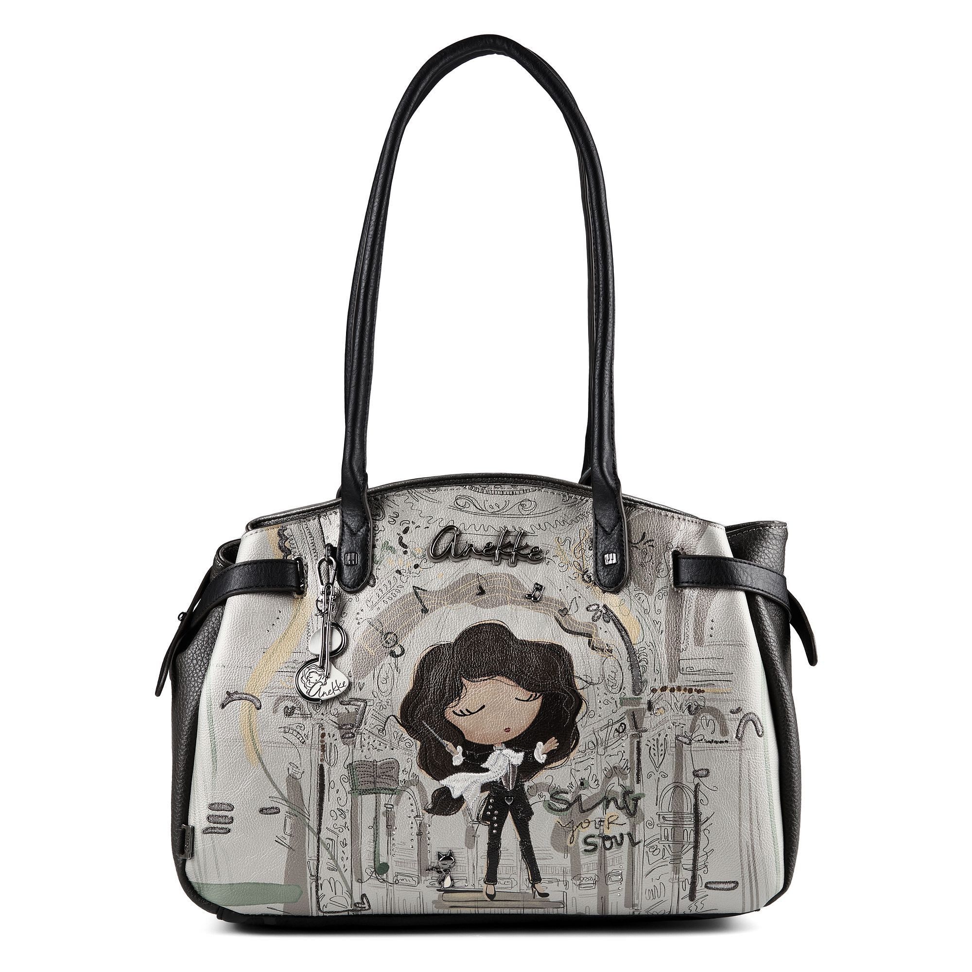Anekke Schultertasche Orchestra, Polyurethan