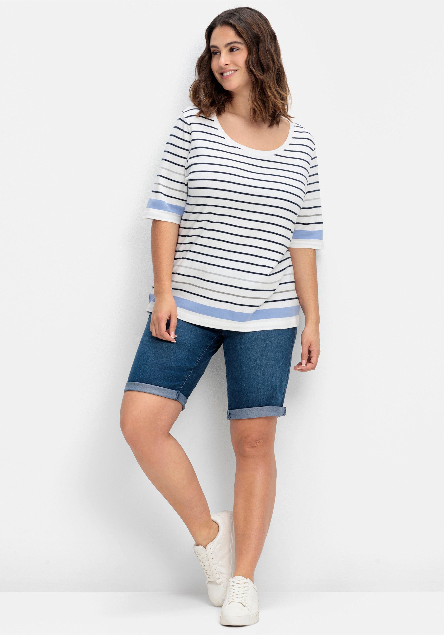 Sheego Shorts Jeansbermudas günstig online kaufen
