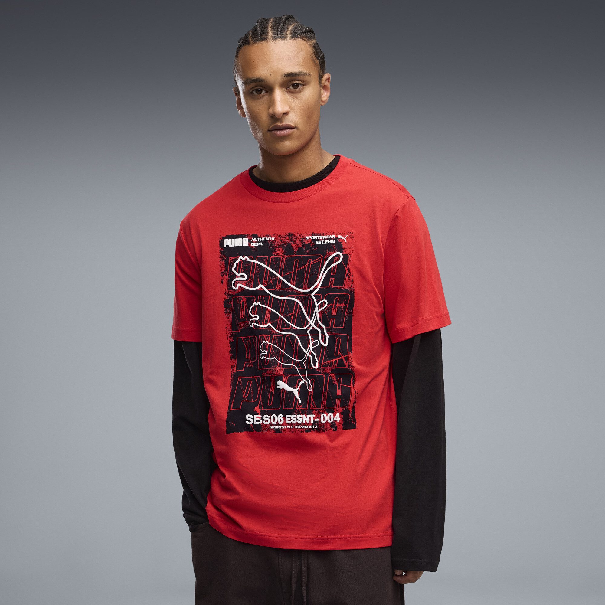 PUMA T-Shirt Graphics Box T-Shirt Herren