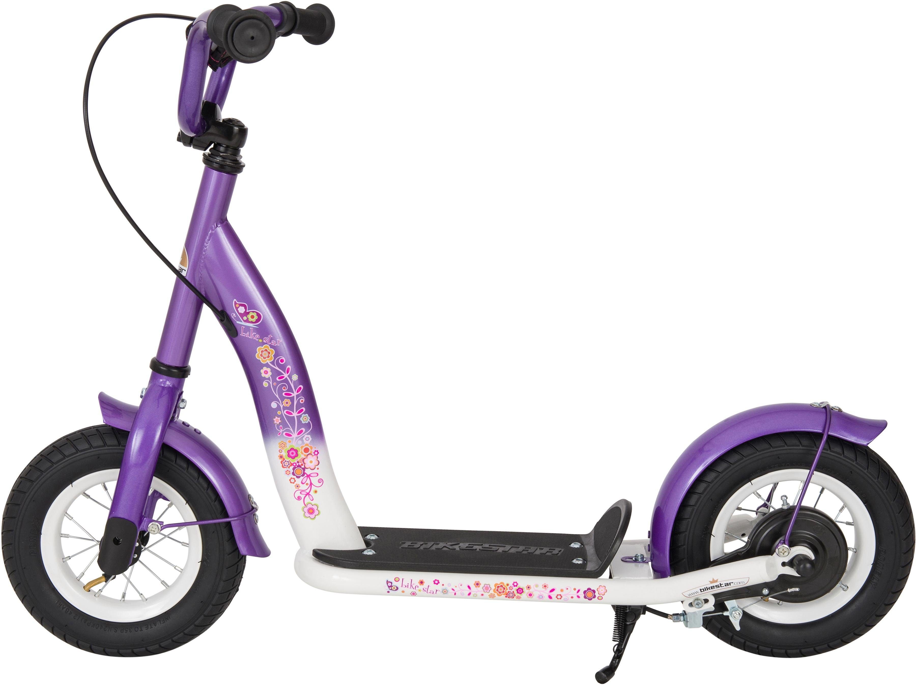 violett/weiß Star-Scooter Scooter Bikestar