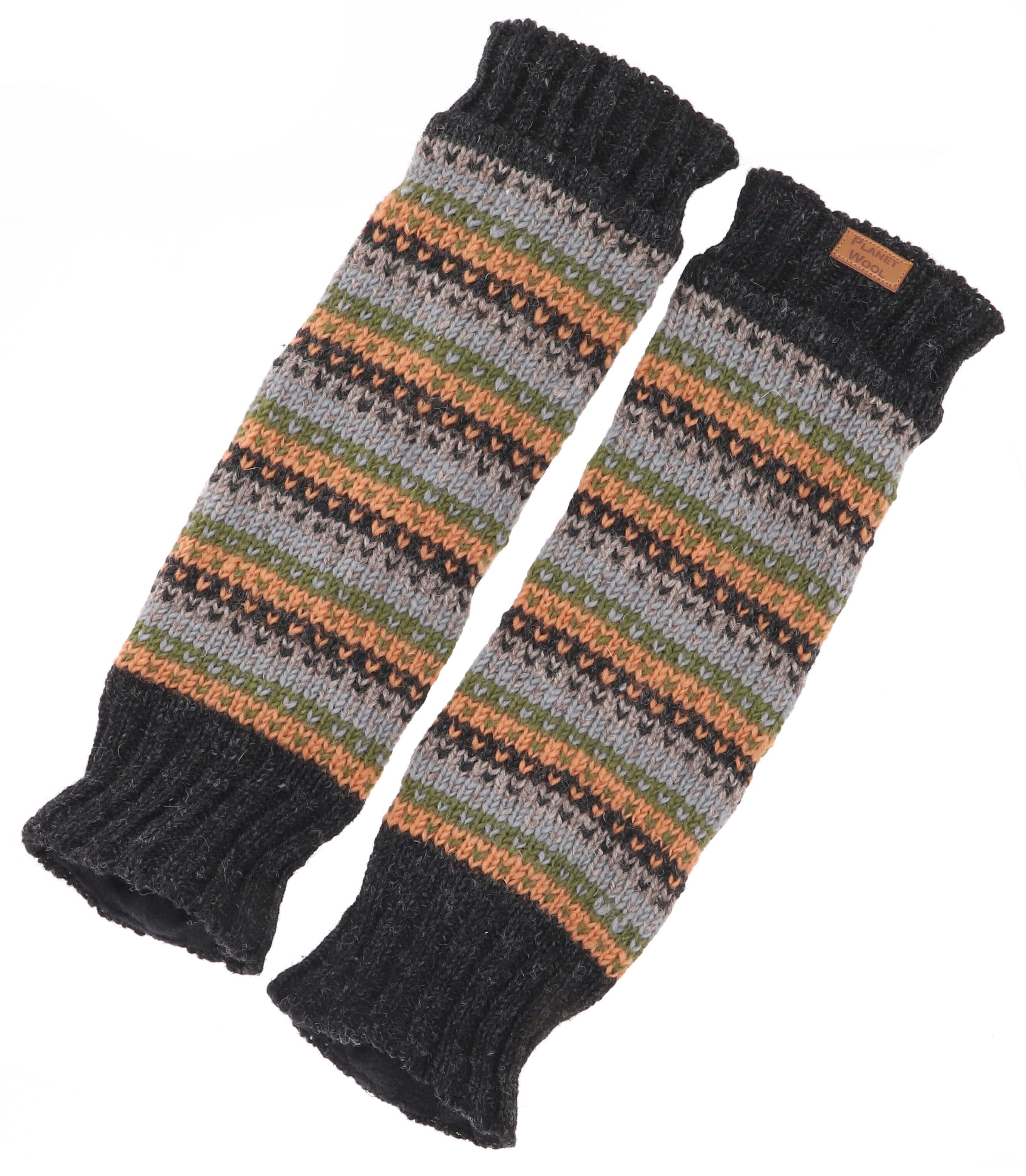 Guru-Shop Haussocken Wollstulpen aus Nepal, Beinstulpen mit Muster -.. günstig online kaufen