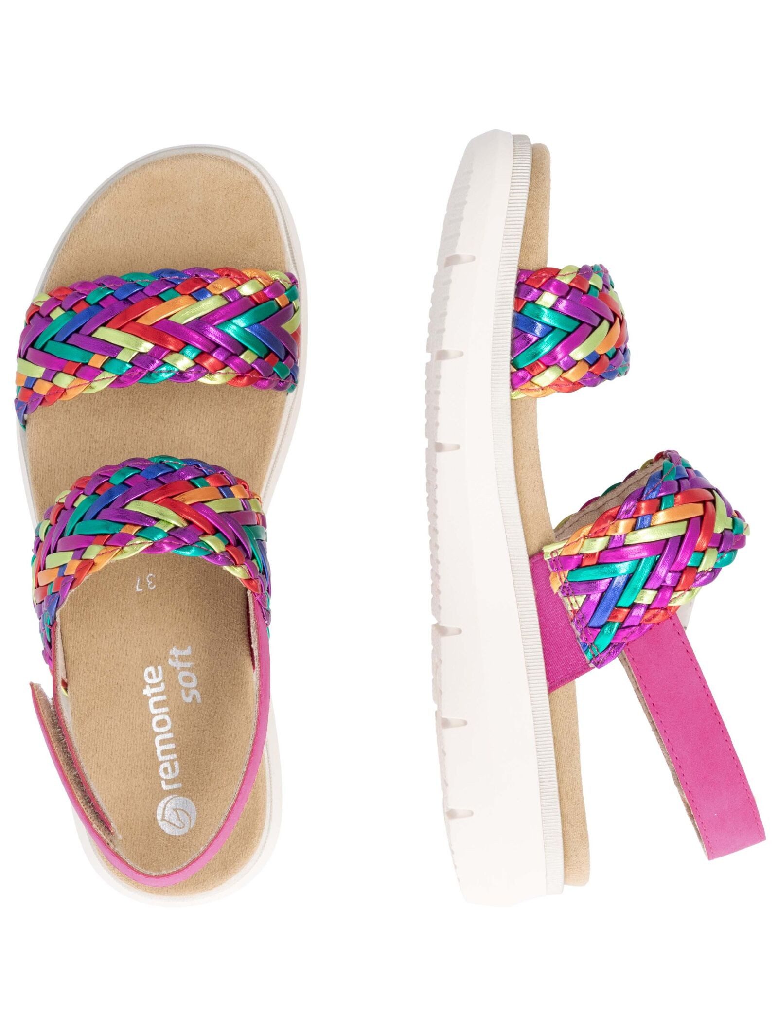 Remonte Remonte Sandalen Lederimitat Riemchensandale