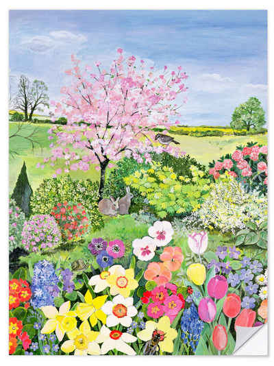Posterlounge Wandfolie Hilary Jones, Der Frühling aus "Die vier Jahreszeiten", Landhausstil Malerei