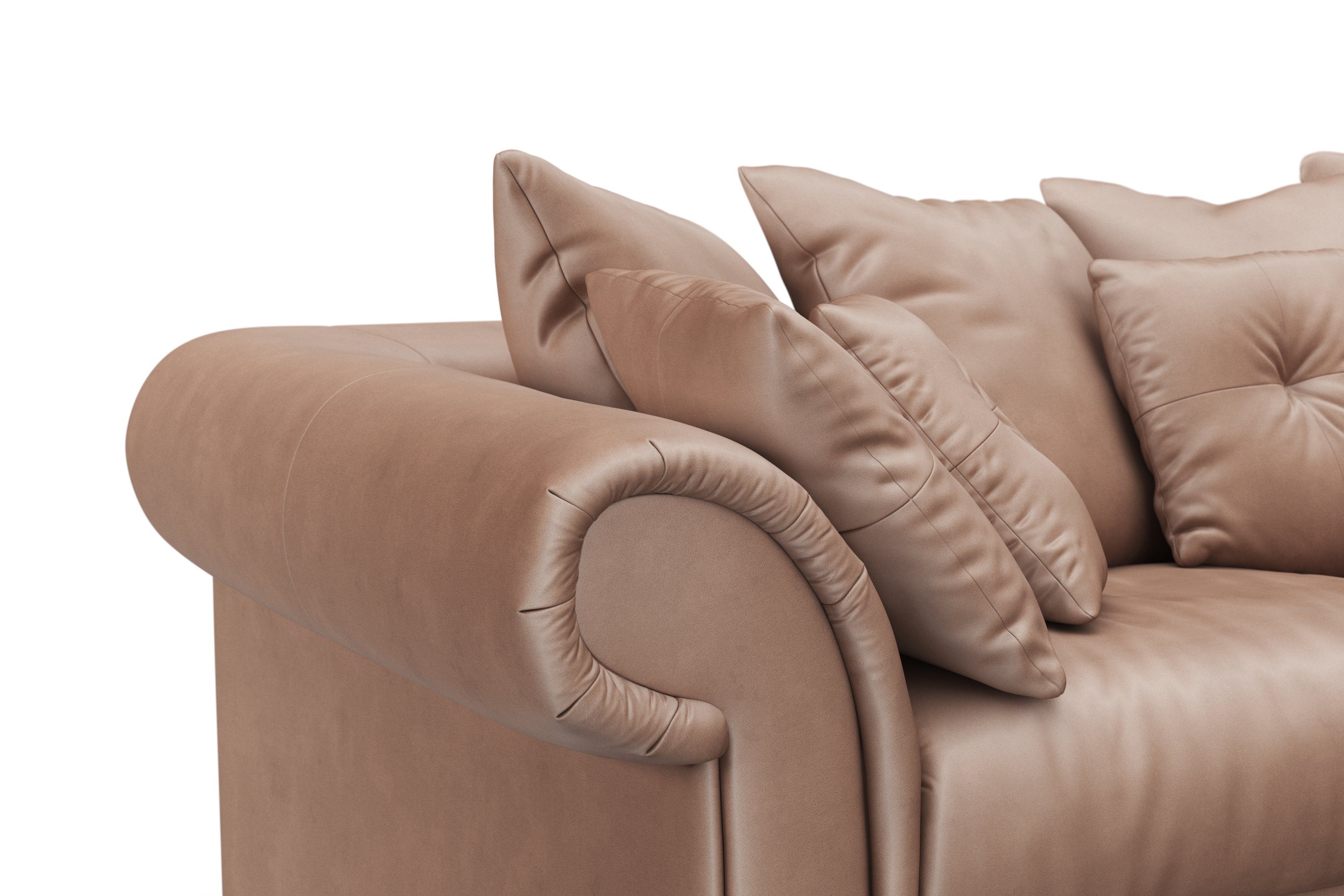 Big-Sofa mit Home kuschelige weichem Kissen Design, und 2 Teile, zeitlosem Queenie affaire Megasofa, viele Sitzkomfort