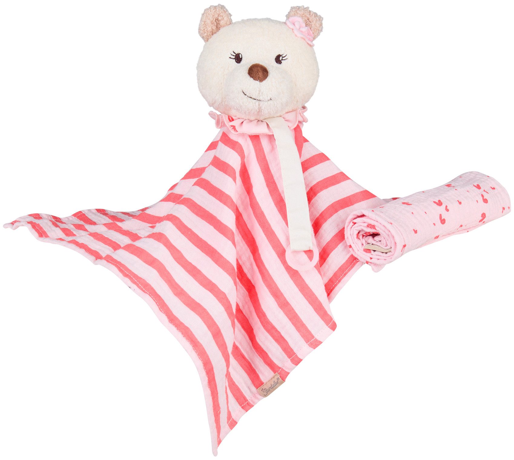 Sterntaler® Schmusetuch Träumli-Set BÄR Betty, (Set, 2-tlg)
