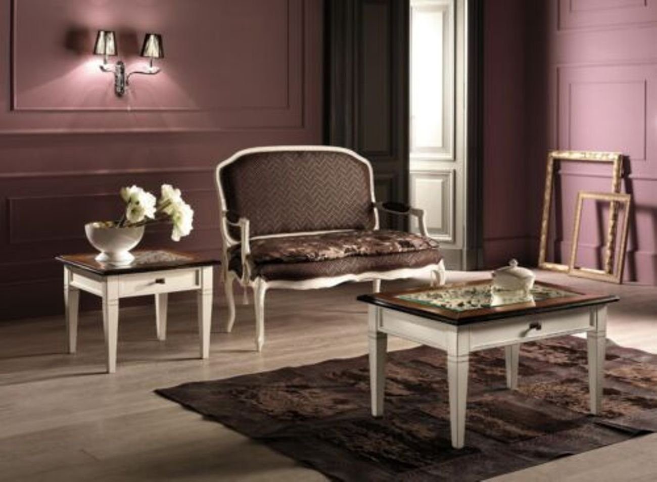 JVmoebel Couchtisch, Tische Möbel Tisch Italienische Couchtische Holz Luxus Design Konsolen