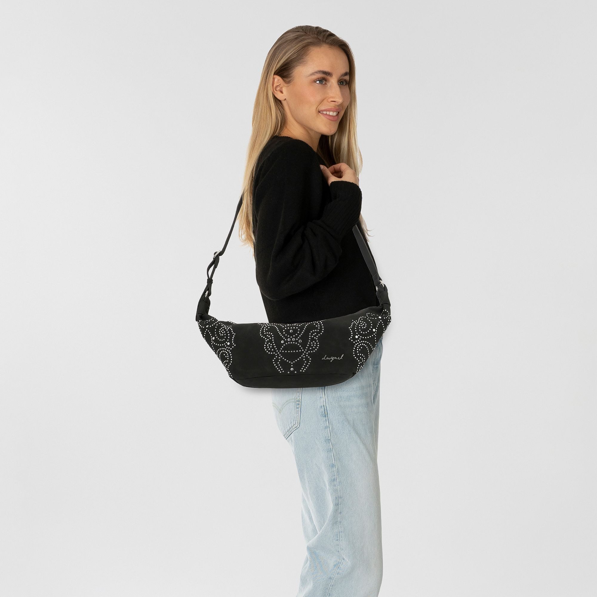 Desigual Schultertasche Poker Face Munster 2.0, Polyurethan