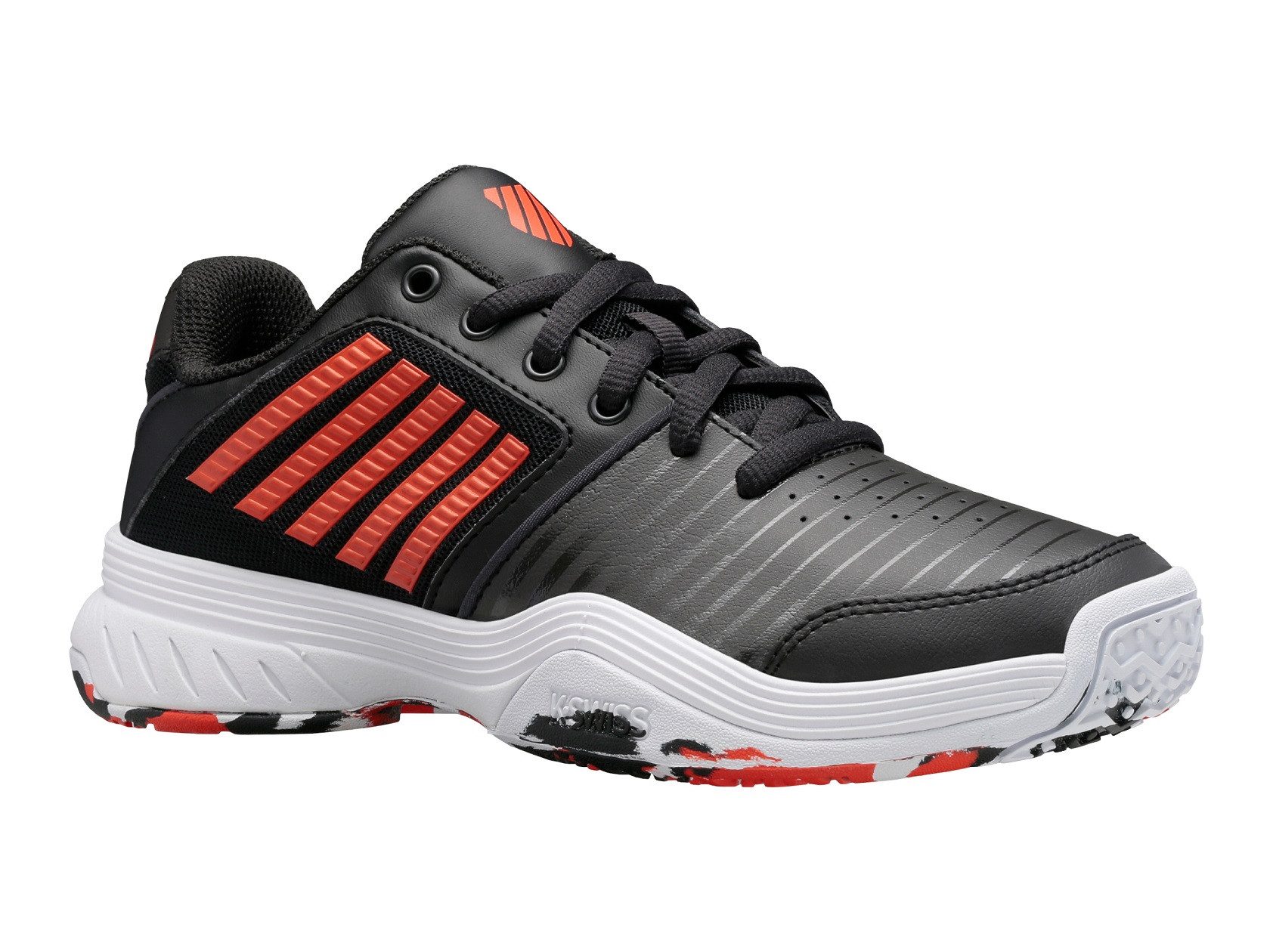 K-Swiss Performance Court Express Allcourt schwarz/orange Kinder Tennisschuh