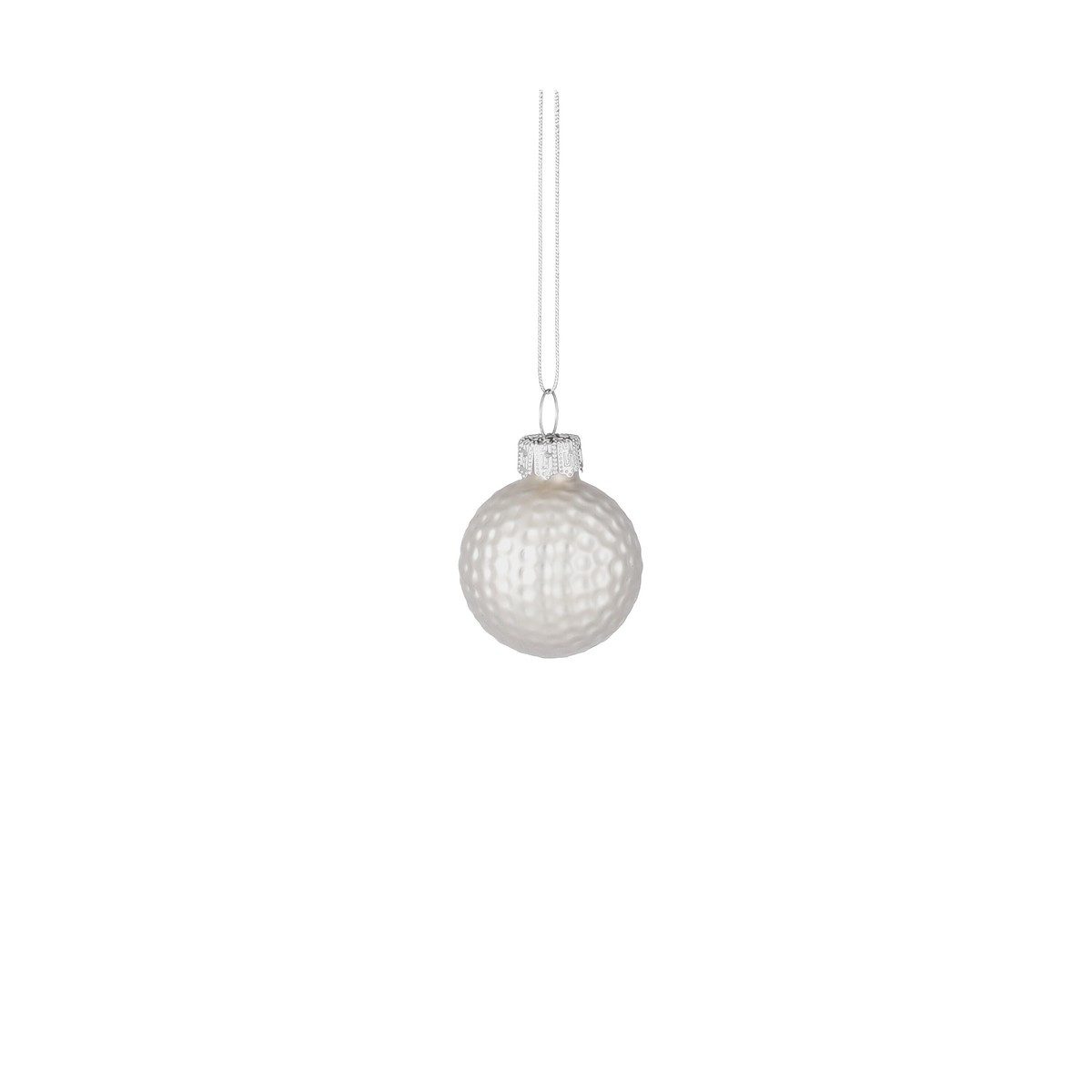 House of Seasons Weihnachtsbaumkugel House of Seasons Ornament golf ball weiss - d4cm