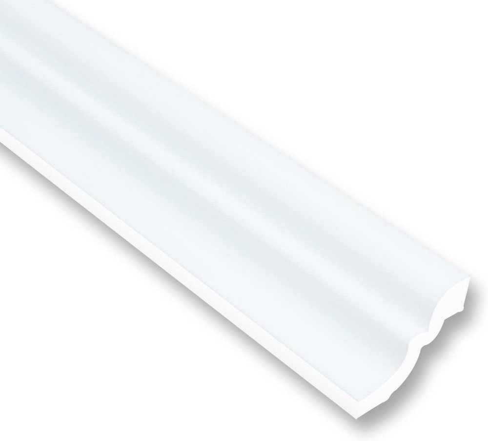 Thumbnail - MDEKOR Deckenleiste Styropor-Leisten XPS Stuckleisten Abschlussleiste Weiss Deckenleisten, 40 Meter / 20 Leisten, 20-St.