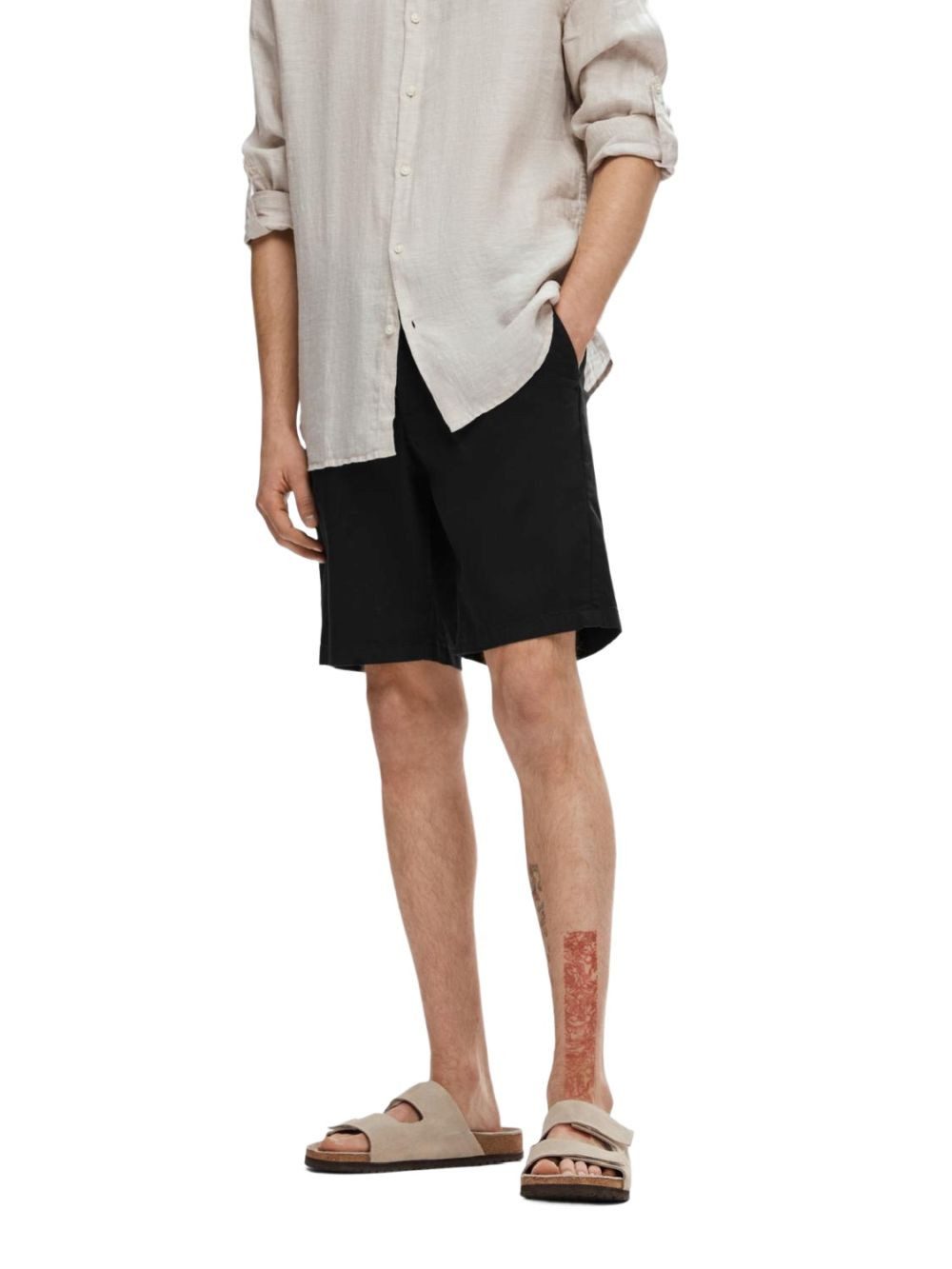 Selected Herren Chino Shorts SLHSLIM-MILES FLEX Mid Waist - Slim Fit günstig online kaufen