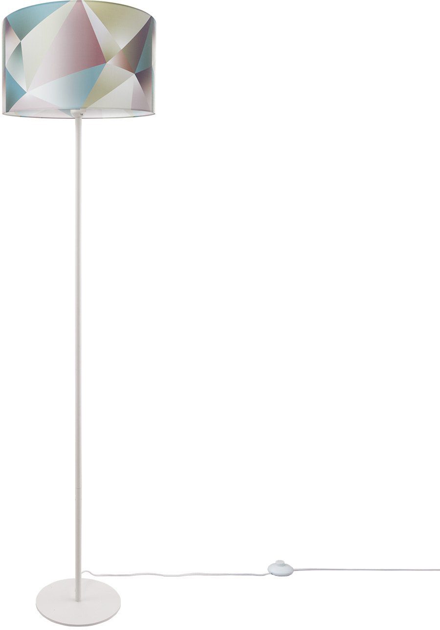 Paco Leuchtmittel, Home Wohnzimmer Kosy 309, LED Pastellfarben E27 Schlafzimmer, Deko Stehlampe Modern ohne