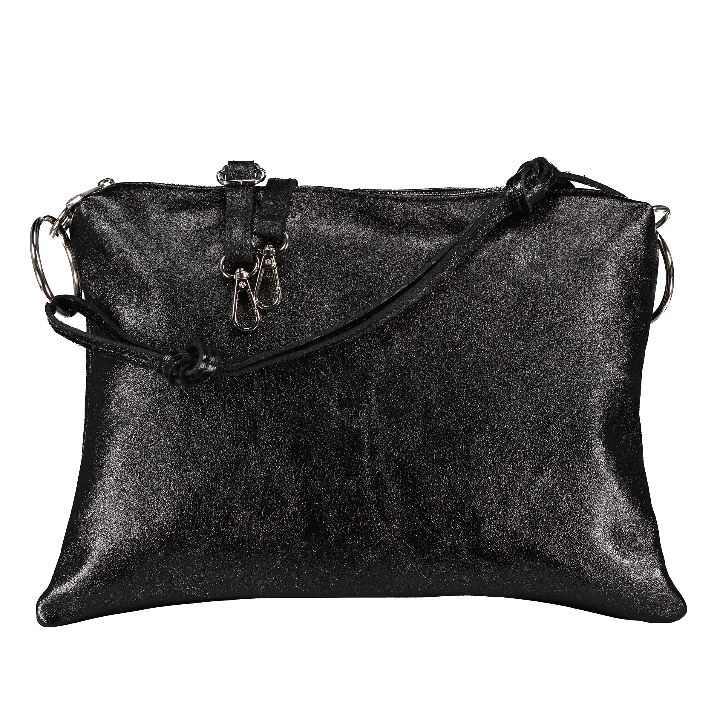 Hausfelder Manufaktur Umhängetasche Metallic