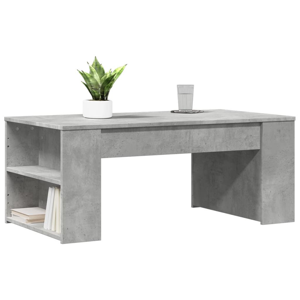 vidaXL Couchtisch Couchtisch Betongrau 102x55x42 cm günstig online kaufen