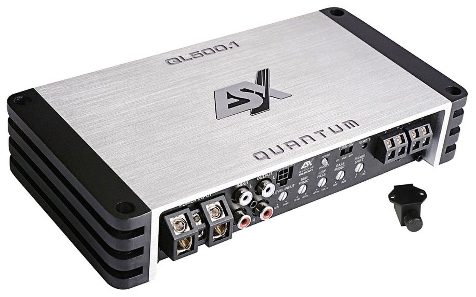 ESX QUANTUM Digital Monoblock QL500.1 1-Kanal Auto Verstärker 1000 Watt Vollverstärker