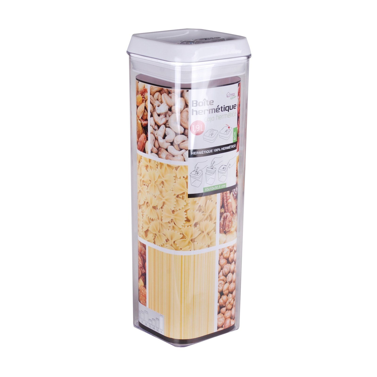 HTI-Living Vorratsdose Aufbewahrungsbox Fresh 1,9Liter, Kunststoff, (Stück, 1-tl — Empfehlung für Mit Speck verfeinern