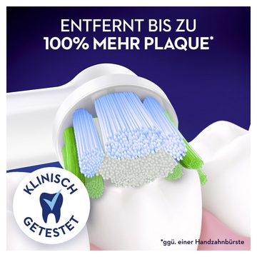 Oral-B Aufsteckbürsten Precision Clean CleanMaximizer - 4er Pack - weiß