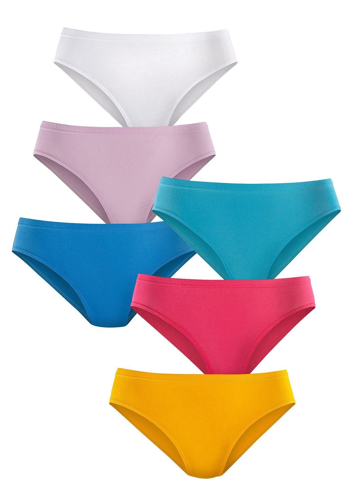 petite fleur by Lascana Jazz-Pants Slips (6er-Pack) aus reiner Baumwolle – Bild 5 von 5