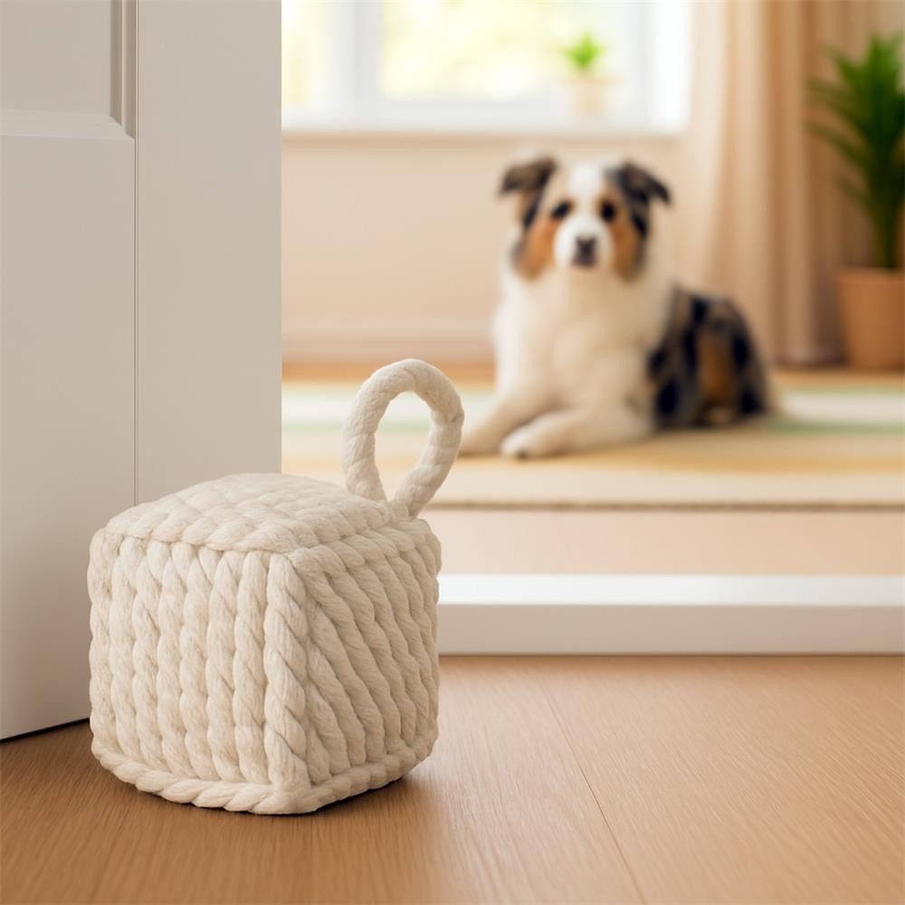 BOLTZE GRUPPE GmbH Türstopper Square Würfel quadratisch Strick mit Schlaufe günstig online kaufen