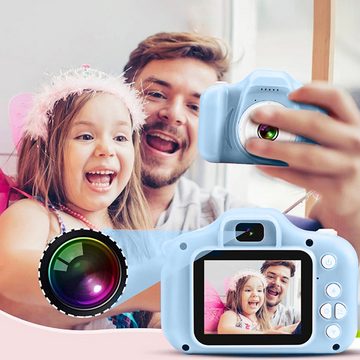 Retoo Mini-Digital-Kinderkamera HD 1080P LCD-Kamera-Spielzeug-Geschenk-Kind Kinderkamera (inkl. Digitalkamera Kabel USB zum Computer Band Originalverpackung Anleitung, Die Speicherkarten bis zu 32Gb, Fotoapparat 3 Mpx)
