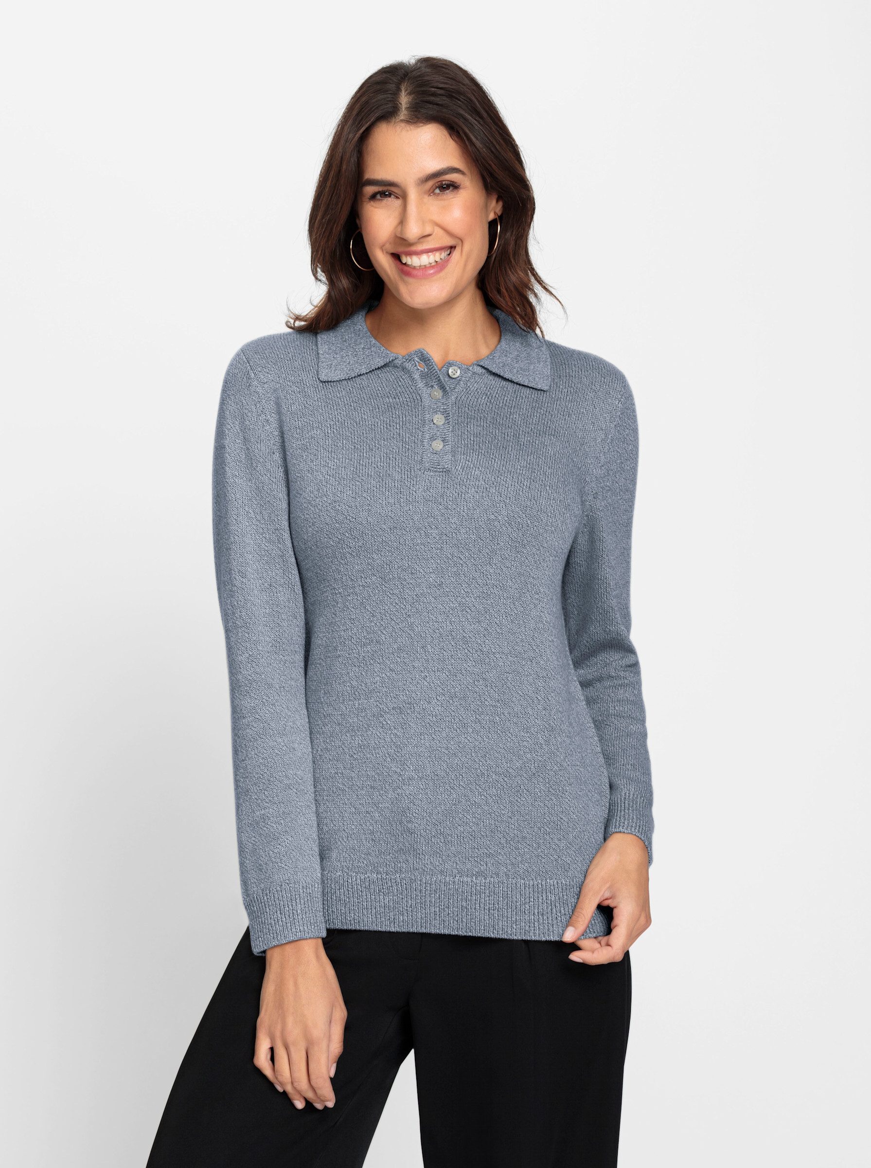 Strickpullover Polopullover