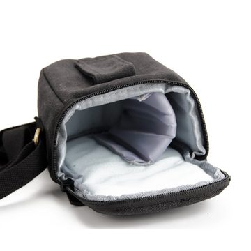 K-S-Trade Kameratasche für Canon EOS R100, Umhängetasche Schulter Tasche Tragetasche Kameratasche Fototasche