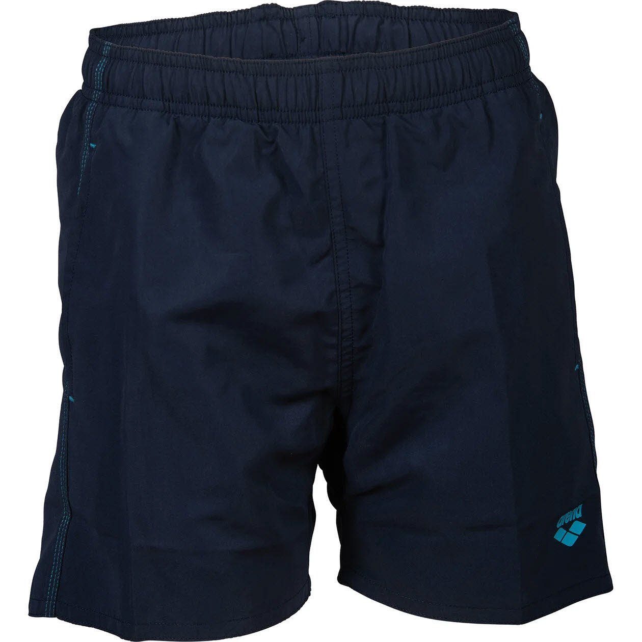 Arena Badeshorts BOYS' BEACH R BOXER SOLID 781 NAVY-TURQUOISE