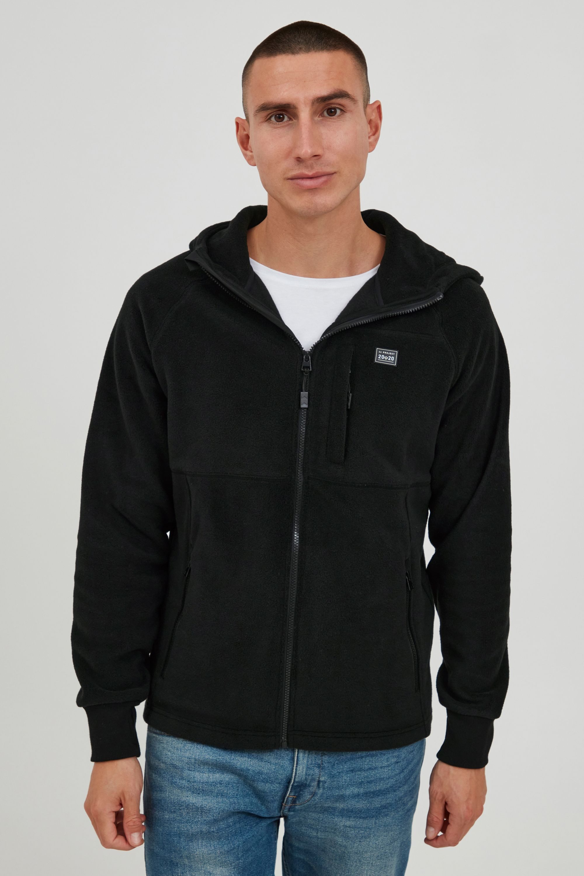 11 Project Fleecejacke PRMICHEL Fleecejacke mit Kapuze günstig online kaufen