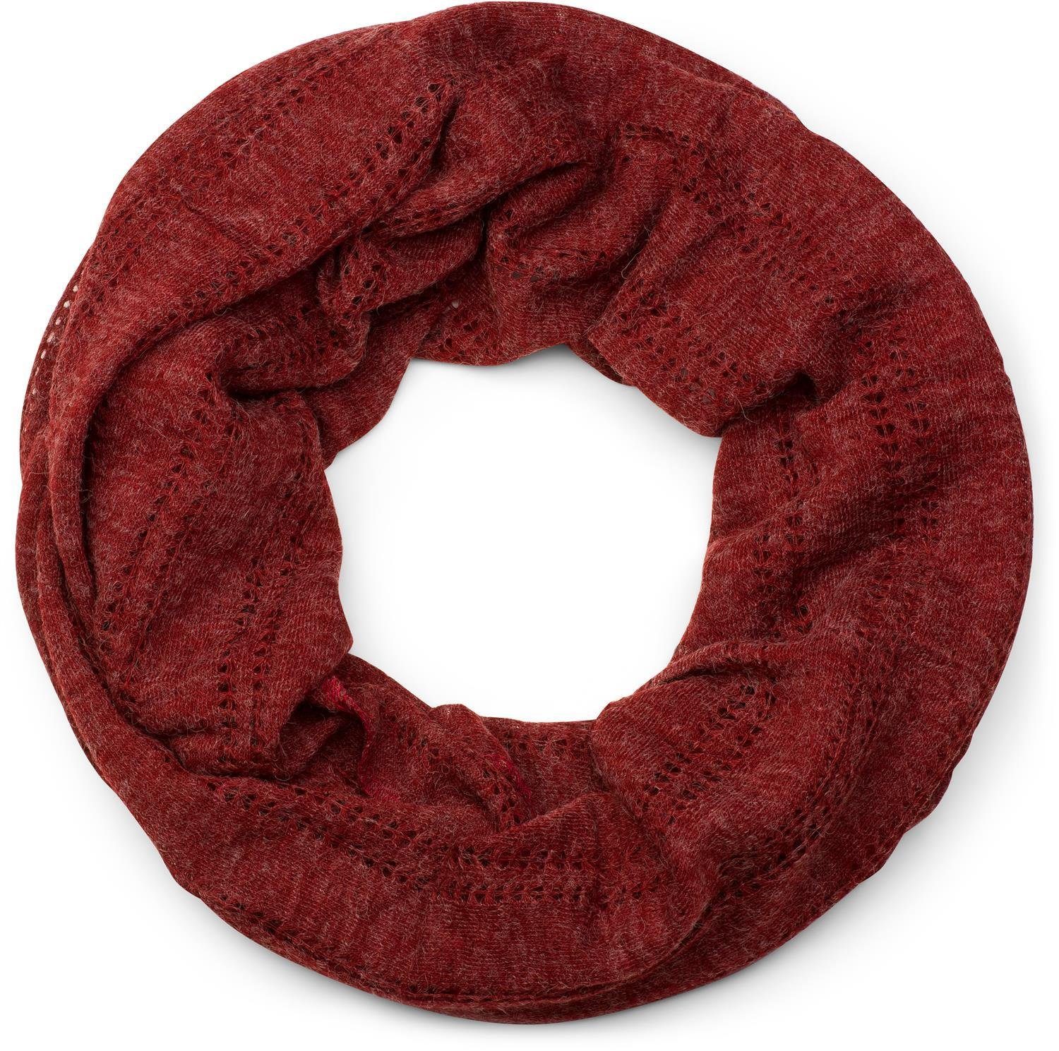 Loop Feinstrick Loop mit Lochmuster