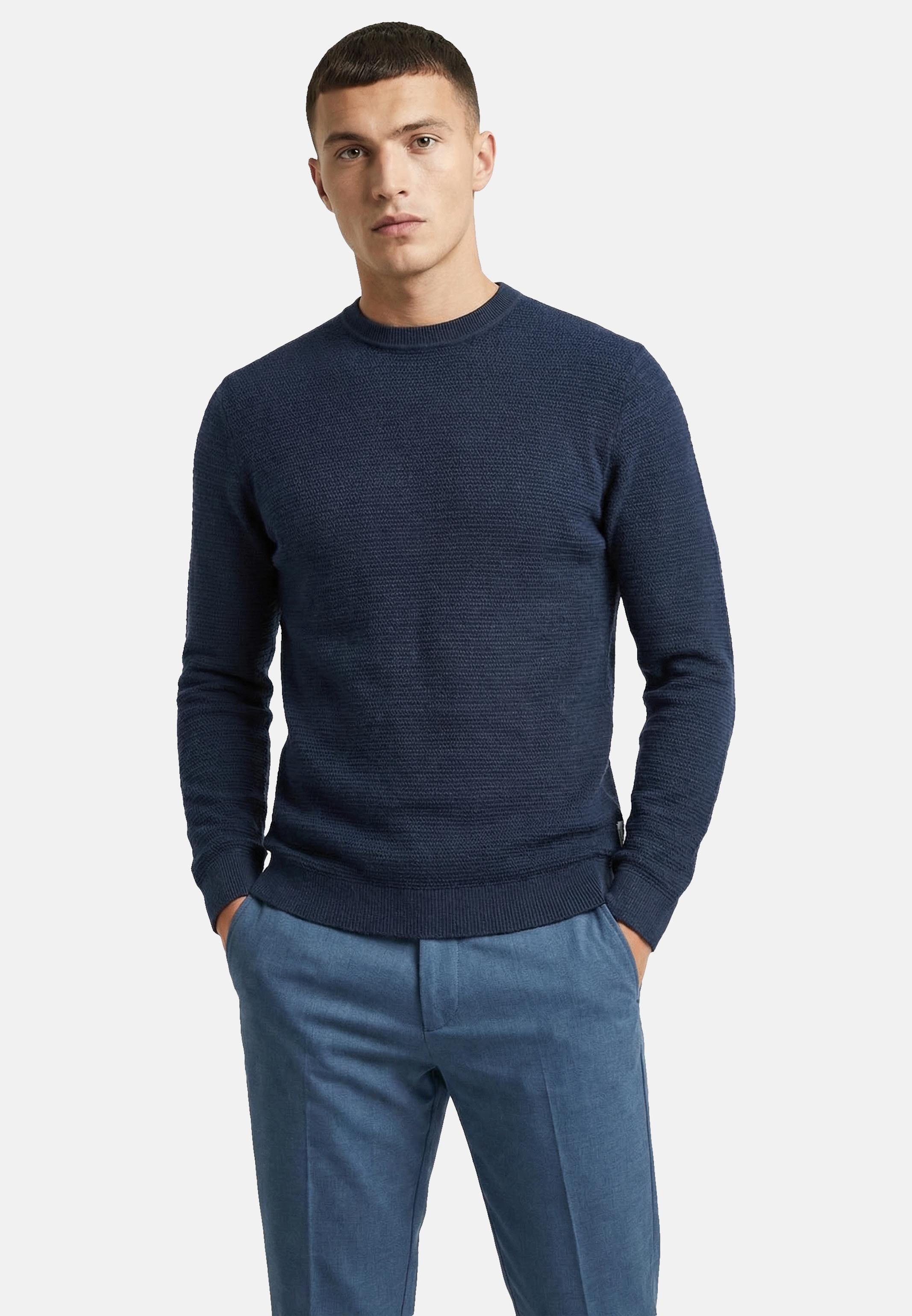 Jack & Jones Rundhalspullover Bluriley (1-tlg) Pullover - Baumwolle - Atmun günstig online kaufen