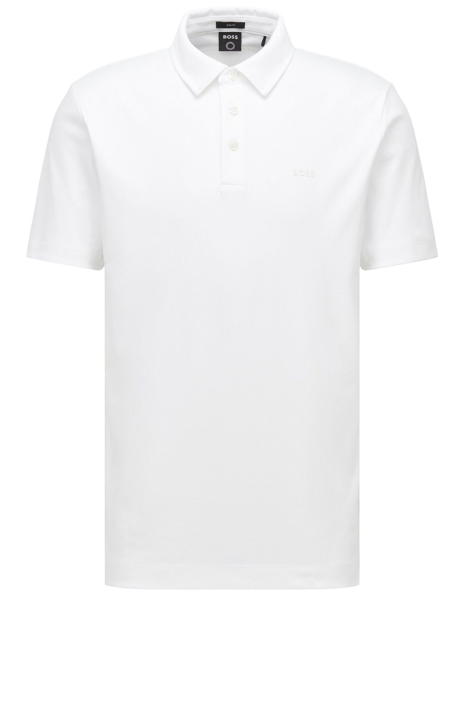BOSS Poloshirt Palosh (1-tlg) Weiß (100)