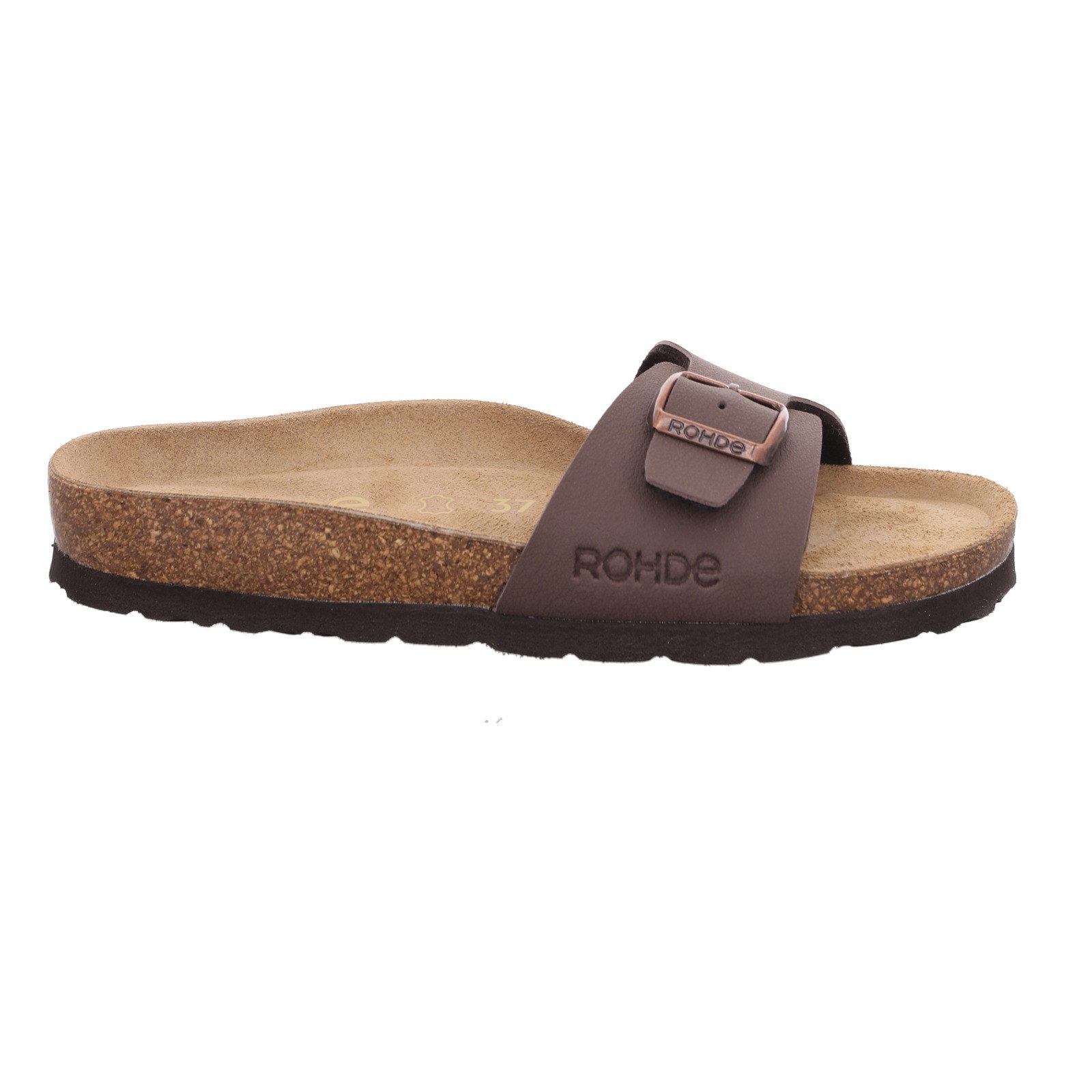 Rohde SUNNYS Pantolette Sommerschuh, Schlappen, Urlaubsschuh, Strandschuh mit Fußbett