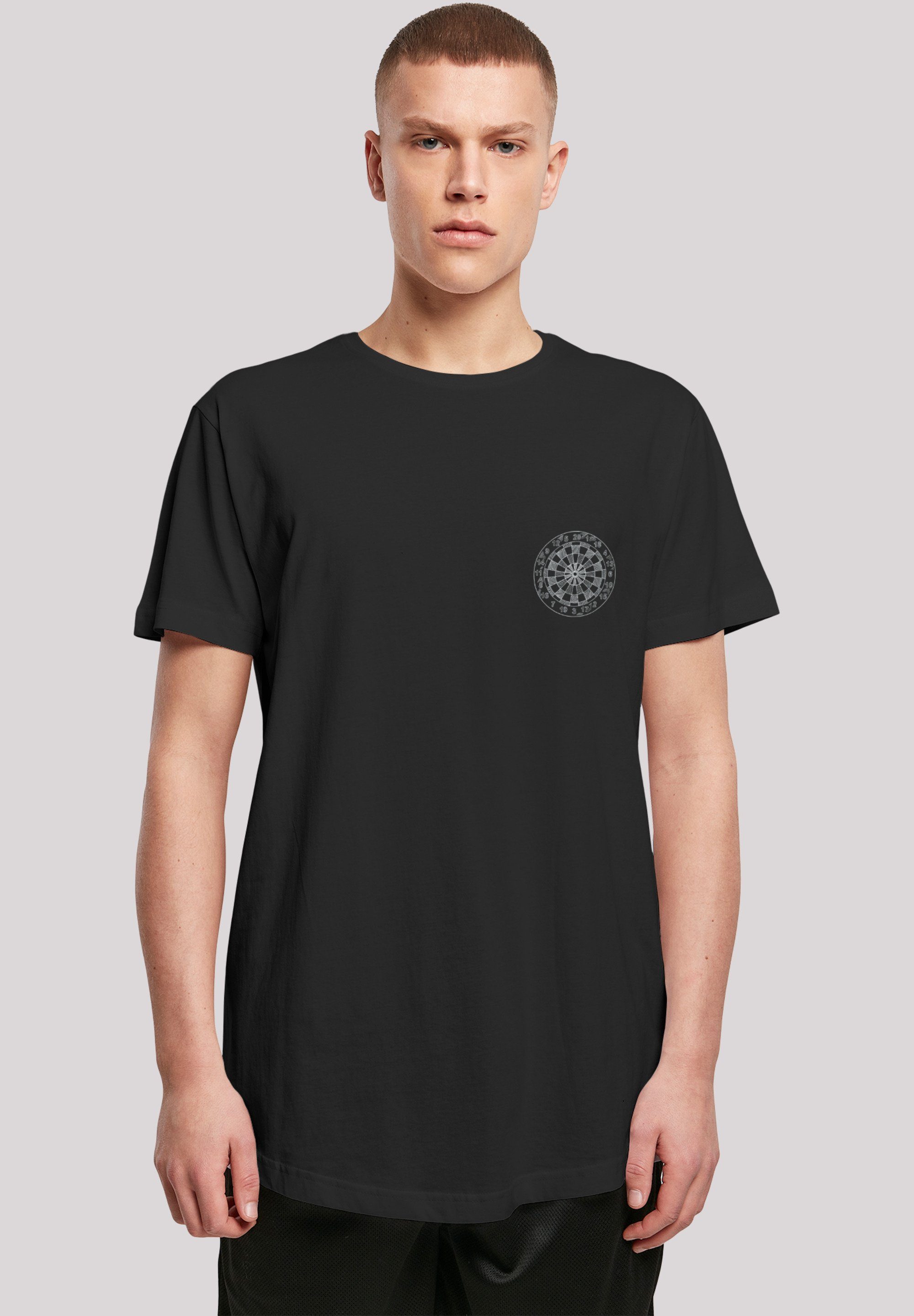 Board F4NT4STIC Print schwarz Dartscheibe T-Shirt Darts