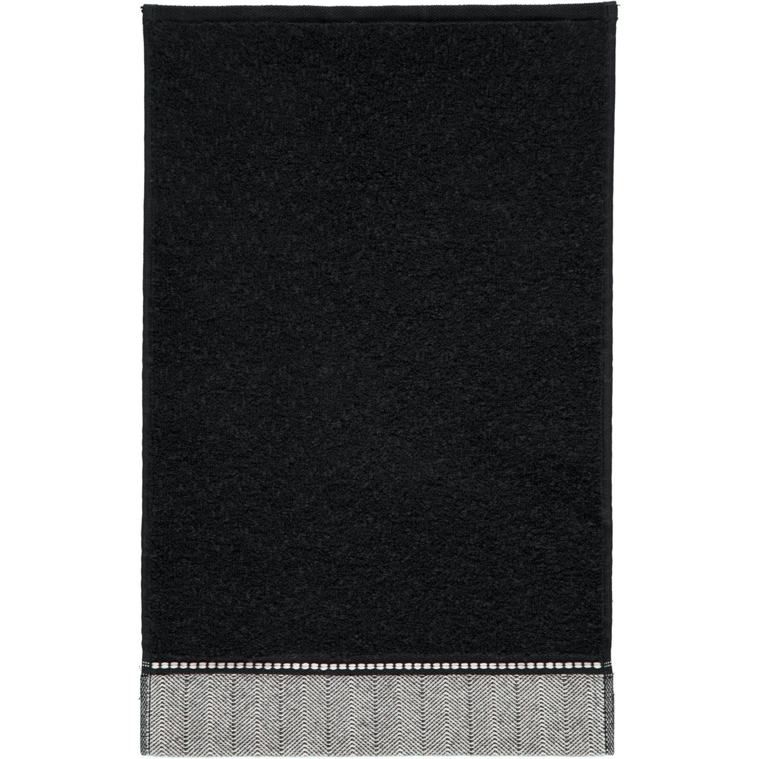Handtücher black 199 Möve - Brooklyn Baumwolle, 5% 10% Viskose, 85% Leinen Uni,