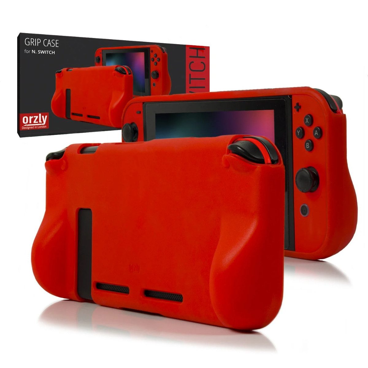 Orzly Nintendo-Schutzhülle Schutzhülle aus stoßfestem TPU kompatibel mit Nintendo Switch