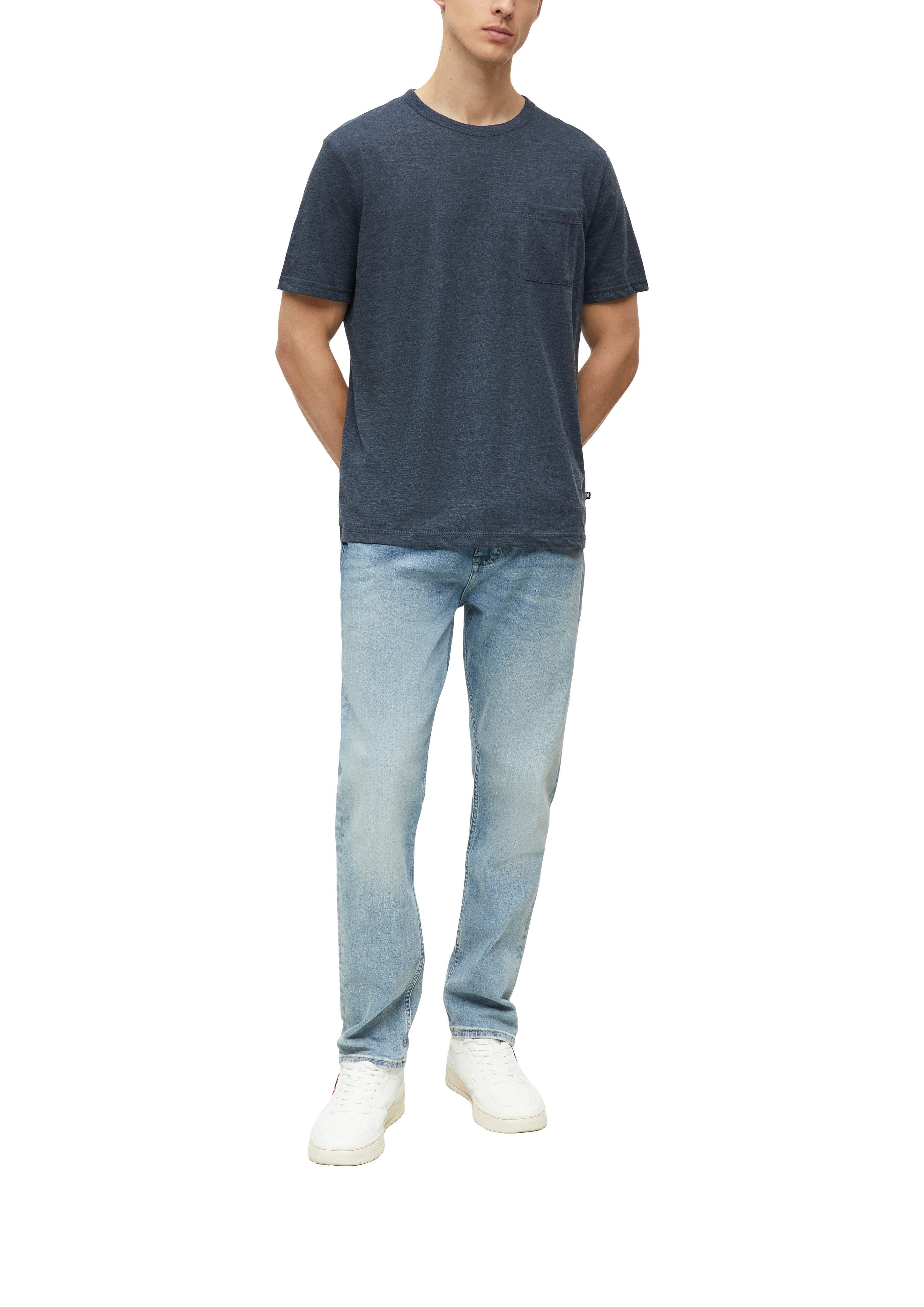 s.Oliver Kurzarmshirt Sommershirt - meliert – Bild 3 von 4