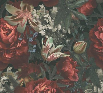 A.S. Création Vliestapete PintWalls Rosen Floral, glatt, matt, (1 St), Blumentapete