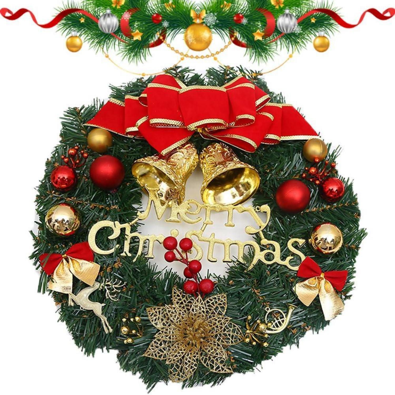 LuxusKollektion Adventskranz Weihnachtskranz 30cm