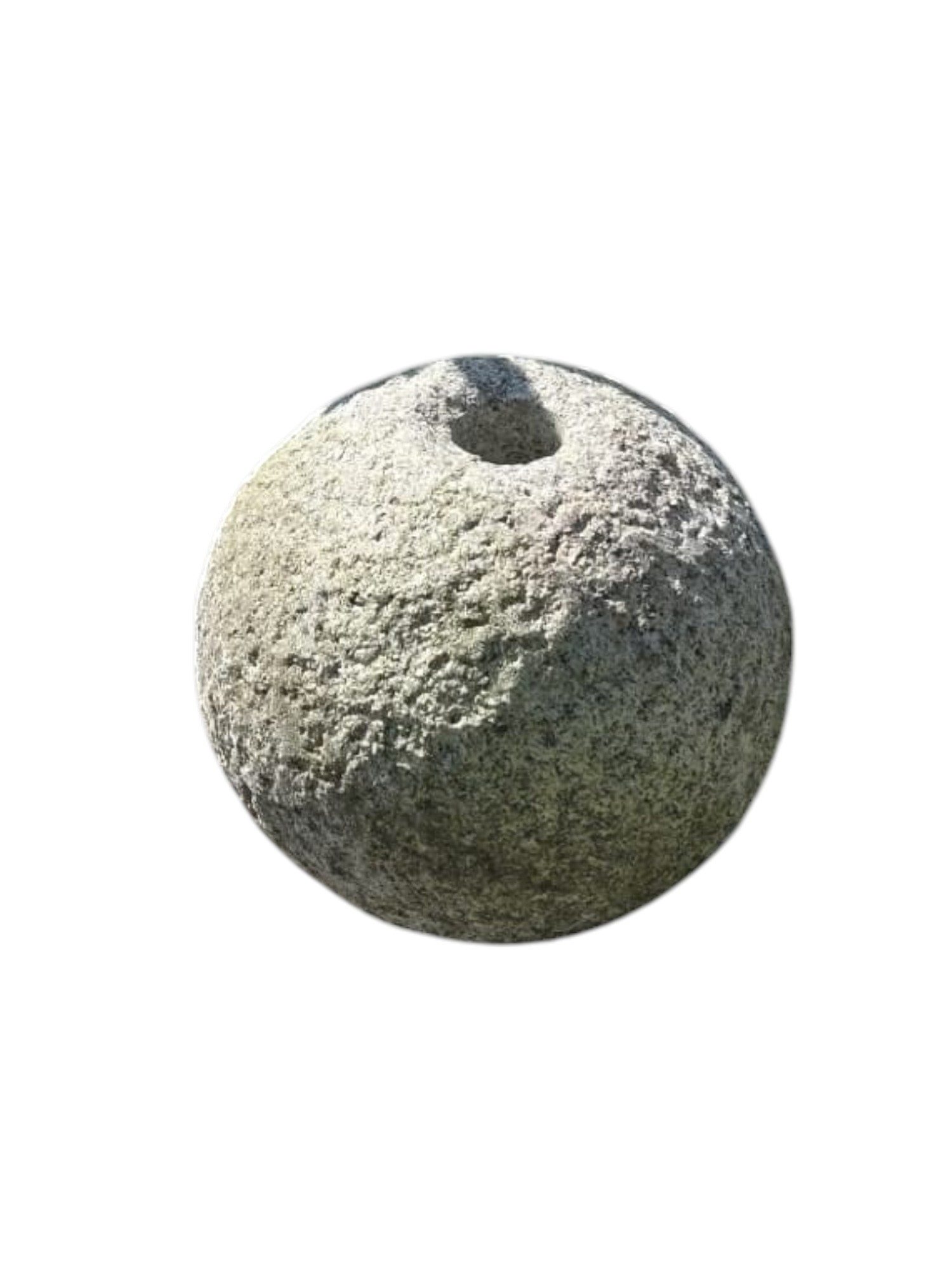 IDYL Gartenfigur Granit Kugel gestockt