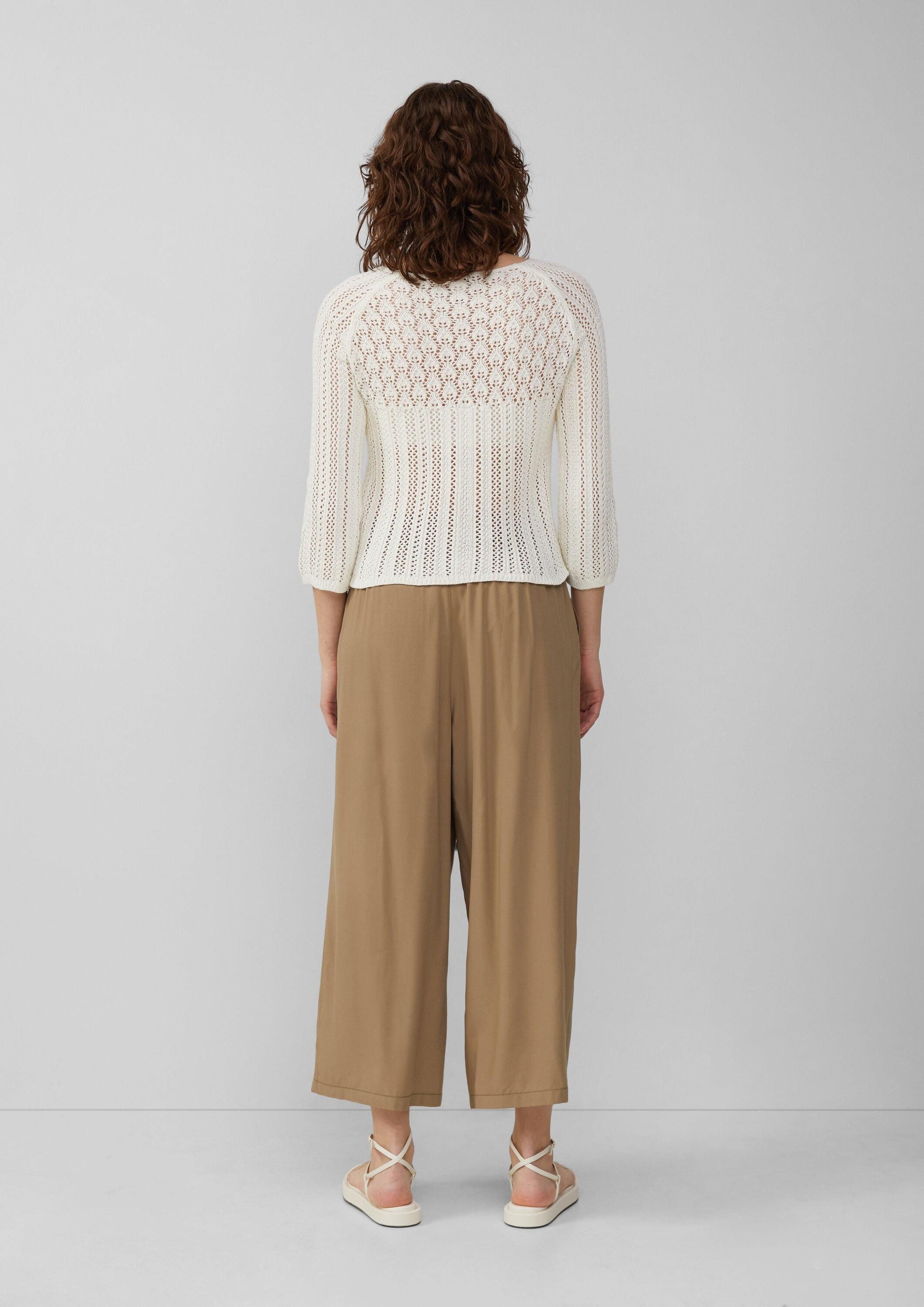 QS Culotte Hose Culotte aus Viskose