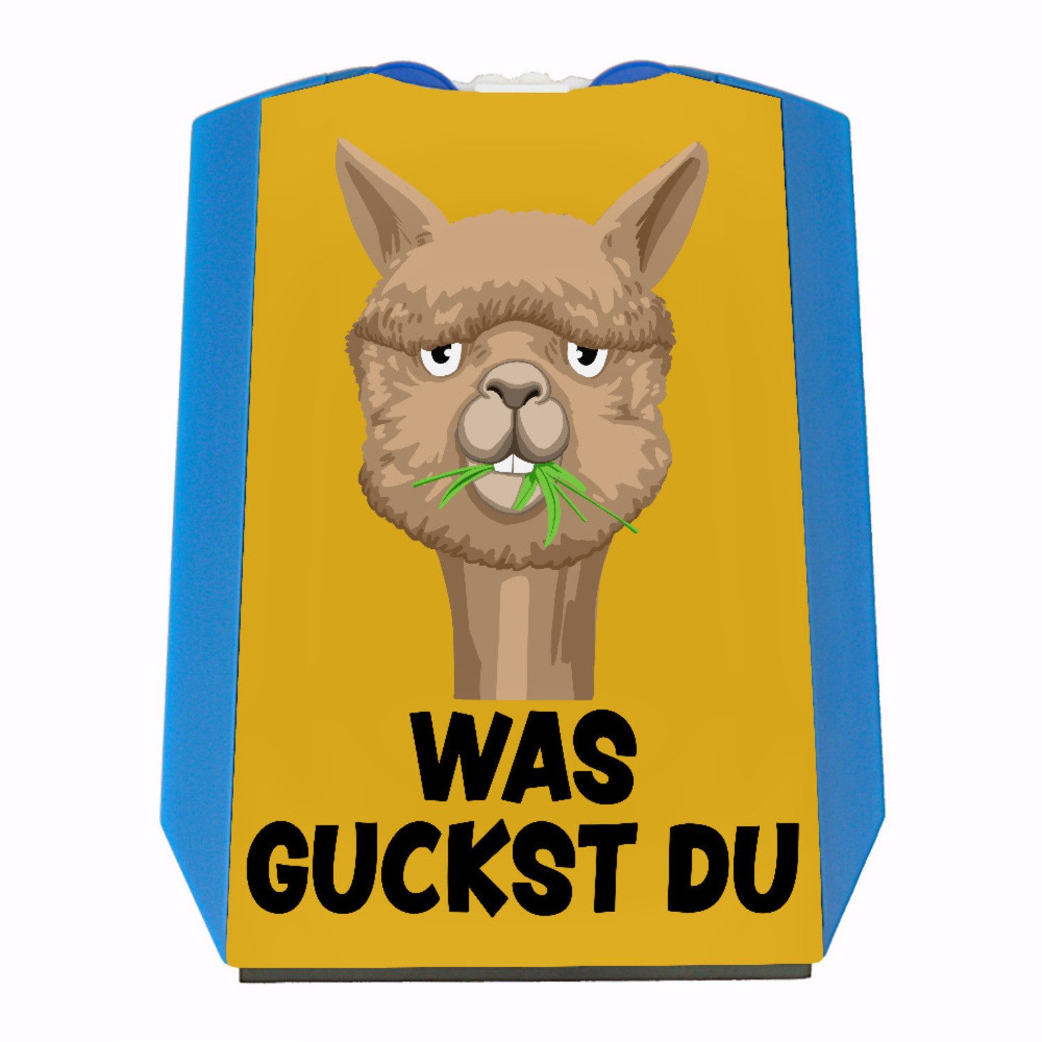 Parkscheibe Was guckst du Parkscheibe mit lustigem Alpaka