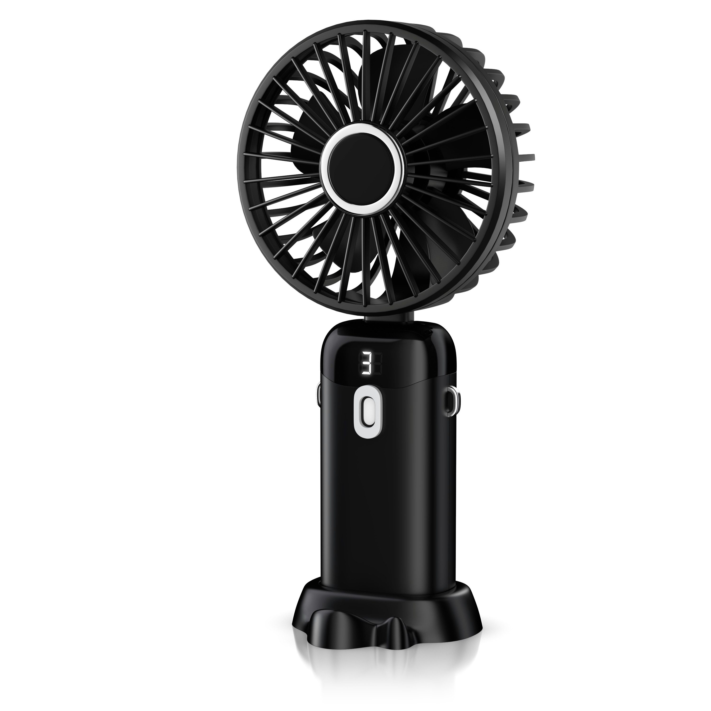 CSL Akku-Ventilator USB‑Mini‑Ventilator mit Akku, Standfuß & Geschwindigkei günstig online kaufen