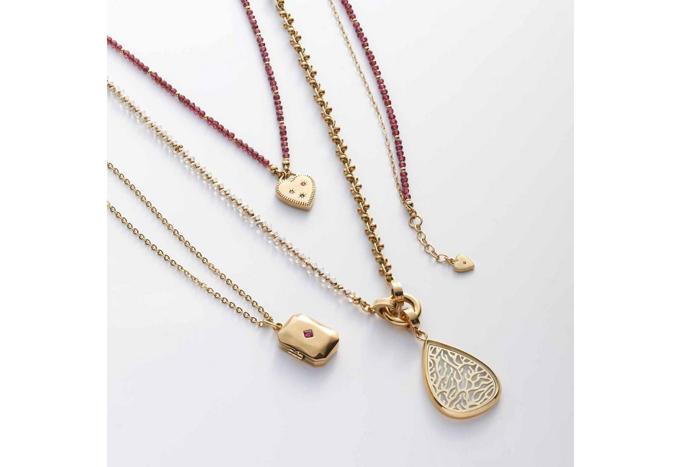 LEONARDO Kette mit Anhänger Halskette M... LEONARDO Kette mit Anhänger Halskette M...