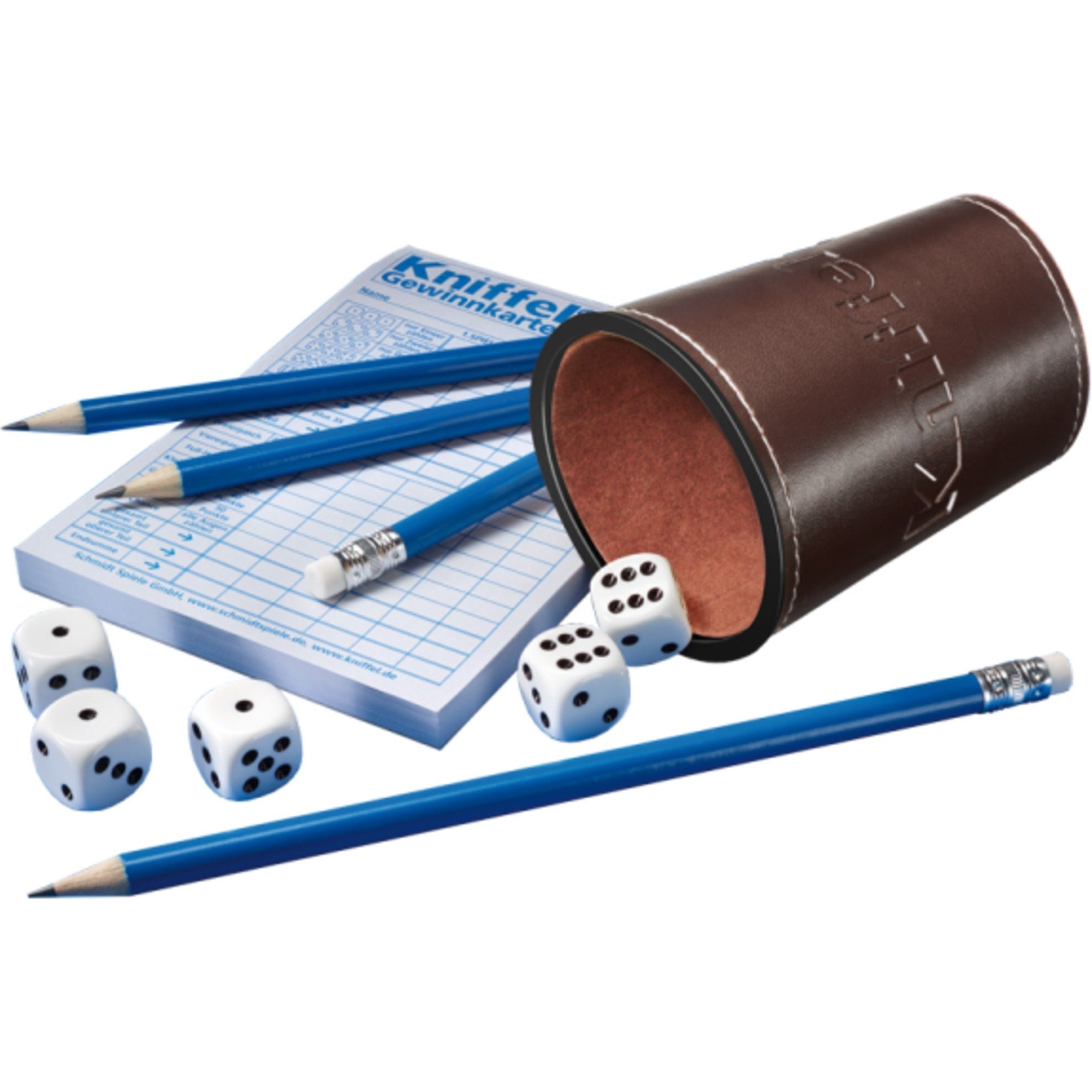 Schmidt Spiele Spiel Schmidt Spiele Kniffel mit Lederwürfelbecher