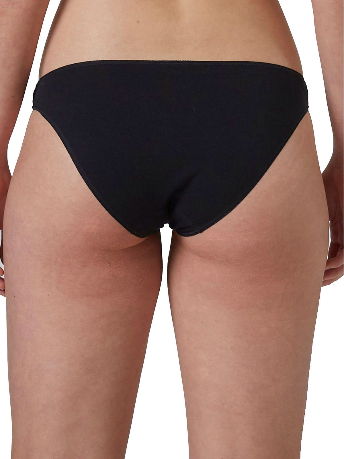 Skiny Bikinislip Damen Low Cut Rio Slip Cotton Essentials (Stück, 1-St) gerundeter Beinausschnitt