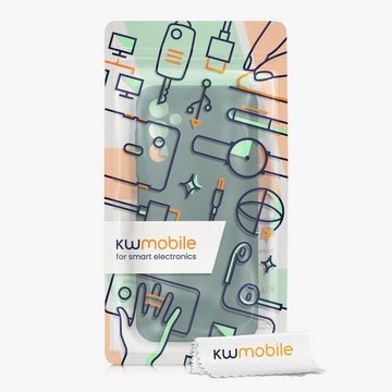 kwmobile Handyhülle Hülle für Samsung Galaxy A14 5G, Hülle Silikon gummiert - Handyhülle - Handy Case in Tannengrün