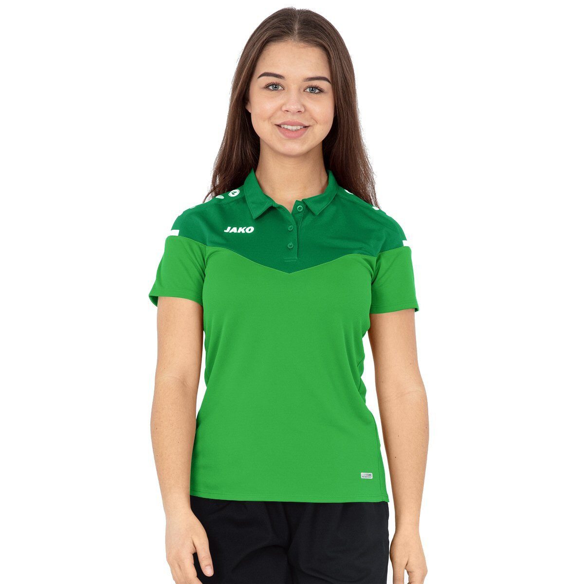 Jako Poloshirt Champ 2.0 (100% Polyester) grün Damen