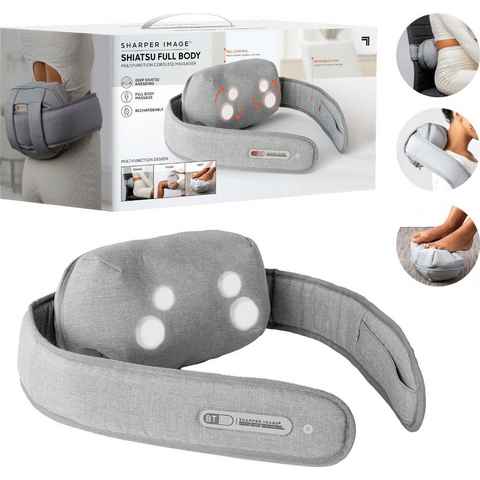 Sharper Image Shiatsu-Massagegürtel Multifunktionales Ganzkörper Massagegerät, mit Timer-Funktion & individuell einstellbarer Geschwindigkeit