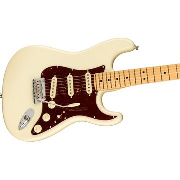 Fender E-Gitarre, American Professional II Stratocaster MN Olympic White - E-Gitarre