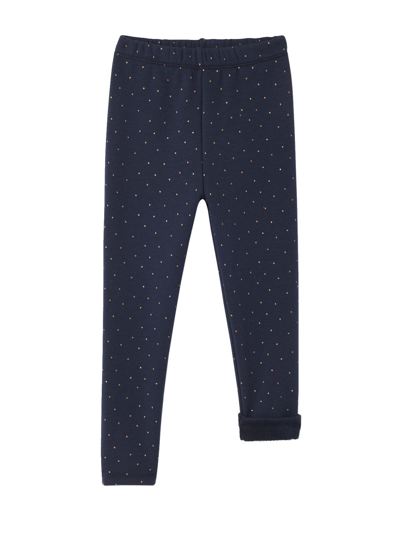 vertbaudet Leggings Mädchen Thermo-Leggings Dehnbund, Regenboegen oder Einhoerner